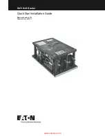 Eaton S611 Quick Start Installation Manual предпросмотр