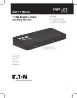 Eaton TRIPP LITE U442-DOCK8-B Owner'S Manual preview