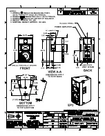 Preview for 1 page of EAW EP3 Dimensions