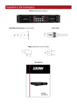 Предварительный просмотр 6 страницы EAW UXA Series User Manual