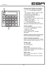 Preview for 23 page of EBA 551-06 Operating Instructions Manual