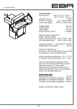 Preview for 43 page of EBA 551-06 Operating Instructions Manual