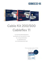 EBECO Cable Kit 200 Installation Instructions Manual preview