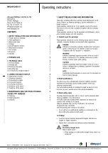 Preview for 1 page of ebm-papst M4Q045-DA05-01 Operating Instructions Manual