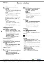 Предварительный просмотр 2 страницы ebm-papst R3G310-PG57-21 Operating Instructions Manual