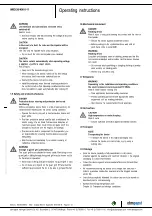 Preview for 2 page of ebm-papst W6D630-KN01-11 Operating Instructions Manual