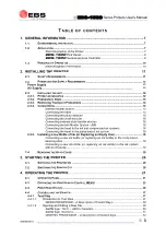 Предварительный просмотр 5 страницы EBS Ink-Jet Systems 1500 Series User Manual