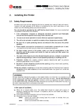 Preview for 13 page of EBS Ink-Jet Systems 1500 Series User Manual