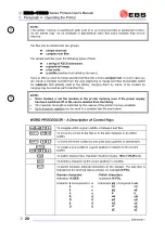 Предварительный просмотр 30 страницы EBS Ink-Jet Systems 1500 Series User Manual