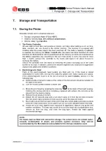 Preview for 101 page of EBS Ink-Jet Systems 1500 Series User Manual