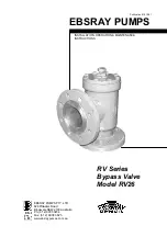 Preview for 1 page of Ebsray RV Series Installation, Operation & Maintenance Instructions