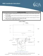 Предварительный просмотр 1 страницы ECA REEF Installation Instructions