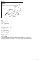 Предварительный просмотр 2 страницы Ecco ED3766 Series Installation And Operation Instruction