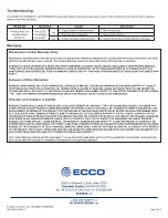 Preview for 5 page of Ecco ED3801 Installation And Operation Instruction