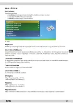 Предварительный просмотр 35 страницы ECG DPF 7010 B Operating Manual