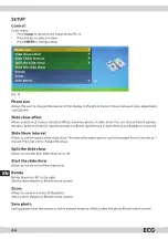 Предварительный просмотр 44 страницы ECG DPF 7010 B Operating Manual