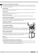 Preview for 8 page of ECG EDF 100163 BlackLine Instruction Manual