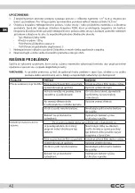 Preview for 42 page of ECG ETF 2170 DA++ Instruction Manual