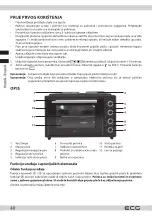 Предварительный просмотр 40 страницы ECG ETH 3501B Instruction Manual