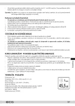 Предварительный просмотр 97 страницы ECG ETH 3501B Instruction Manual