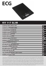 ECG KV 117 SLIM Instruction Manual preview