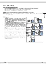 Предварительный просмотр 27 страницы ECG MG 1310 Simply Instruction Manual