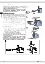 Предварительный просмотр 28 страницы ECG MG 1310 Simply Instruction Manual