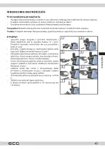 Предварительный просмотр 45 страницы ECG MG 1310 Simply Instruction Manual