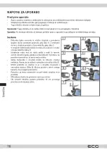 Предварительный просмотр 76 страницы ECG MG 1310 Simply Instruction Manual