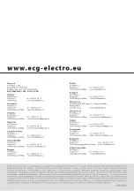 Предварительный просмотр 100 страницы ECG MG 1310 Simply Instruction Manual