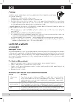 Предварительный просмотр 4 страницы ECG MTM 175 B User Manual