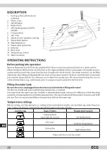 Предварительный просмотр 30 страницы ECG NZ 260 Operating Manual