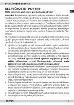 Preview for 3 page of ECG RK 1520 Glass Instruction Manual