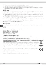 Предварительный просмотр 32 страницы ECG RM 420 Set Instruction Manual