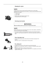 Предварительный просмотр 20 страницы Echo CS-3000 Operator'S Manual