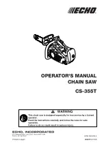 Preview for 1 page of Echo CS-355T-14 Operator'S Manual