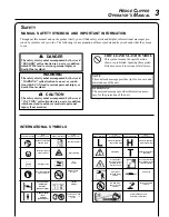 Предварительный просмотр 3 страницы Echo HC-150 - 11-09 1 Operator'S Manual