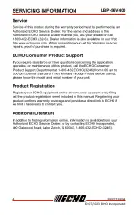 Предварительный просмотр 4 страницы Echo LBP-56V400 Operator'S Manual