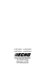 Preview for 20 page of Echo LBP-56V400 Operator'S Manual