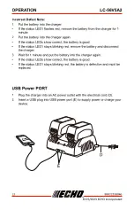 Предварительный просмотр 12 страницы Echo LC-56V5A2 Operator'S Manual