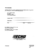 Предварительный просмотр 16 страницы Echo SHRED-N-VAC ES-1000 Operator'S Manual