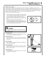 Preview for 5 page of Echo SRM-225SB Operator'S Manual