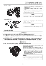 Preview for 23 page of Echo SRM-237TES Operator'S Manual