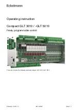 ECKELMANN Compact GLT 3010 Operating	 Instruction preview