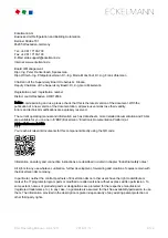 Preview for 2 page of ECKELMANN UA 412 S Operating	 Instruction