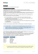 Preview for 116 page of ECKELMANN UA 412 S Operating	 Instruction