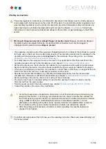 Preview for 11 page of ECKELMANN VS 3015 C Operating	 Instruction