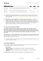 Preview for 21 page of ECKELMANN VS 3015 C Operating	 Instruction