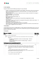 Preview for 47 page of ECKELMANN VS 3015 C Operating	 Instruction