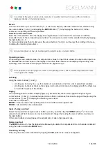 Preview for 126 page of ECKELMANN VS 3015 C Operating	 Instruction